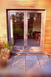 Patio doors, fully glazed, with frame, double glazed, glass, Listed buliding, conservation gradesolid wood, high specification, bespoke, Oak, hard wood,High quality, traditional Joinery