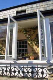 Double Opening windows joinery, Listed buliding, conservation grade, traditional, solid wood, high specification, bespoke, Oak, hard wood, Joinery, double glazed, glass, frame, high quality, Flush casement